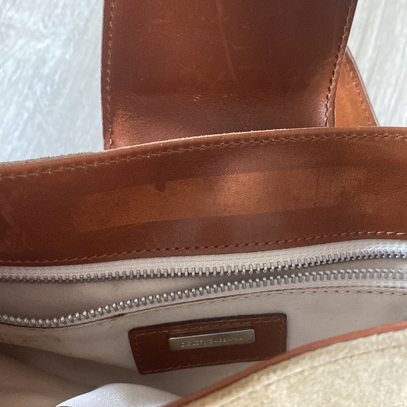 Authentic dolce and gabbana vintage leather and suede sholder purse y2k - Picture 9 of 11